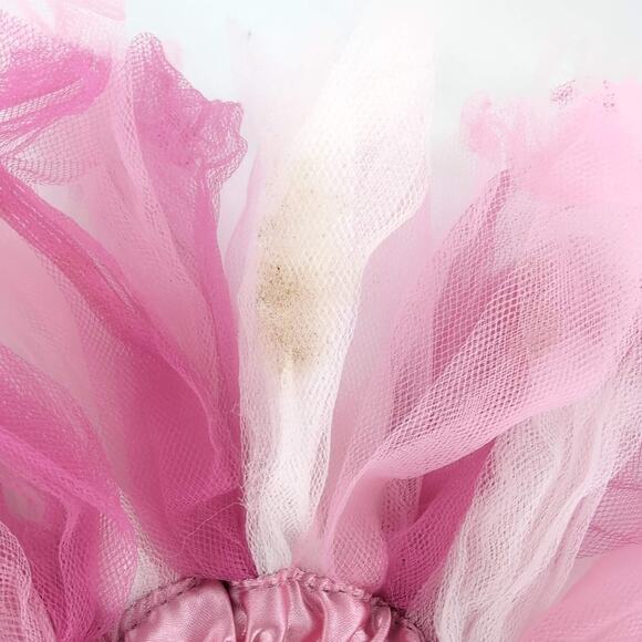 Unbranded Pink & White Tulle Ballet Style Pull On Skirt Tutu for 18" Dolls - GUC - Picture 6 of 11